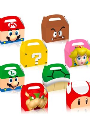 Super Mario Themed Party Favor Boxes