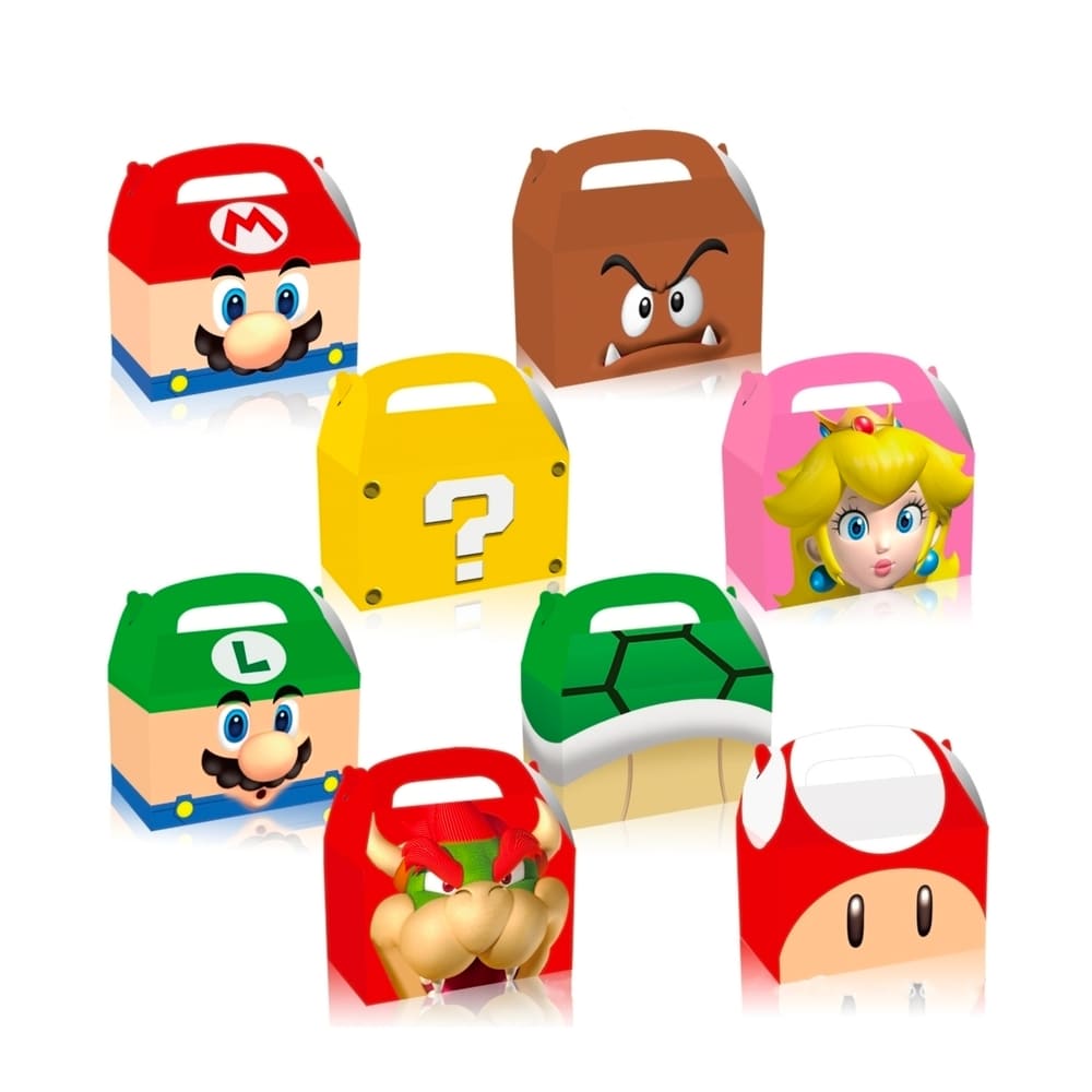Super Mario Themed Party Favor Boxes-12 Piece 1 Super Mario Themed Party Favor Boxes