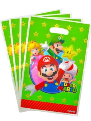 Super Mario Themed Party Loot Bags