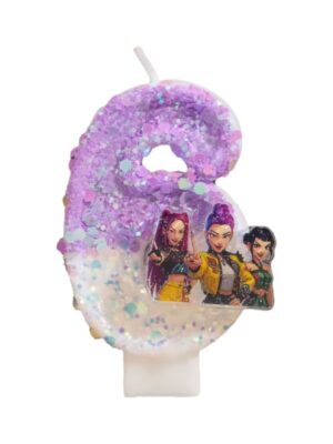 Pretty Party Shop 4 Birthday Candle Number 6 Kpop Themed