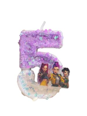 Pretty Party Shop 5 Birthday Candle Number Five Kpop Themed