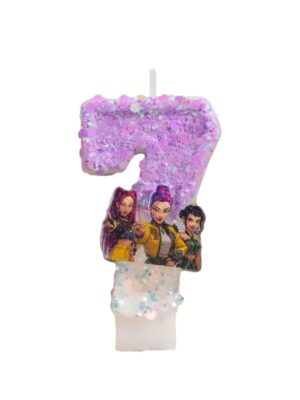 Pretty Party Shop 3 Birthday Candle Number Seven Kpop Themed