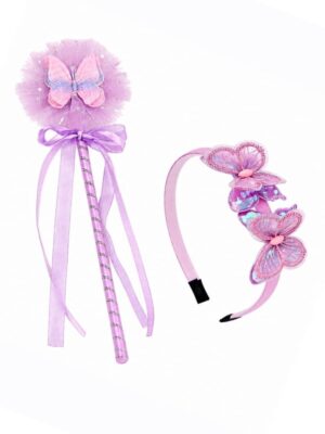 Butterfly Headband Buttefly Wand Purple