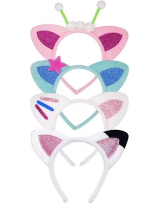 Cat Felt Headbands Four Designs