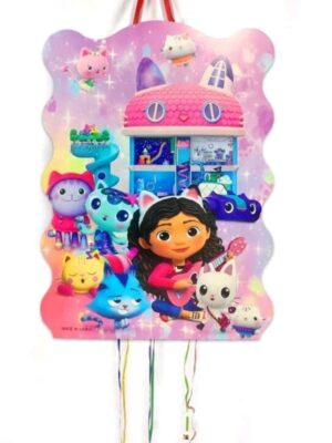 Pretty Party Shop 3 Dollhouse Pull String Pinata