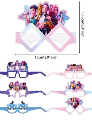 Kpop Party Paper Glasses