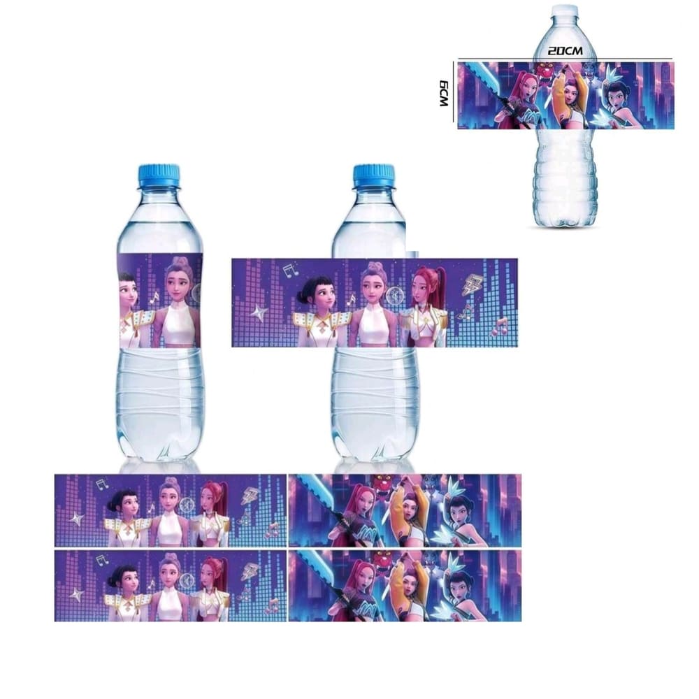 K-Pop-Inspired Waterbottle Labels -10 Piece 1 Kpop Waterbottle Labels