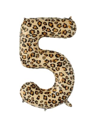 Pretty Party Shop 4 Number Five Foil Balloon