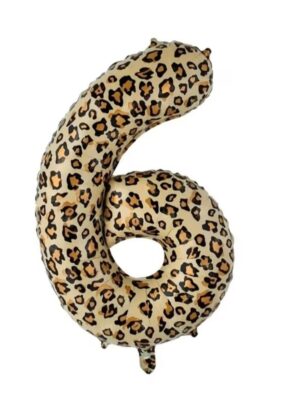 Pretty Party Shop 3 Number Six Foil Balloo