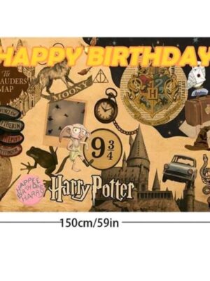 Wizard Happy Birthday Backdrop Design B