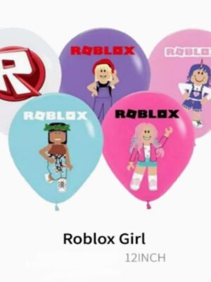 Roblox Girl Themed Latex Balloons – 10