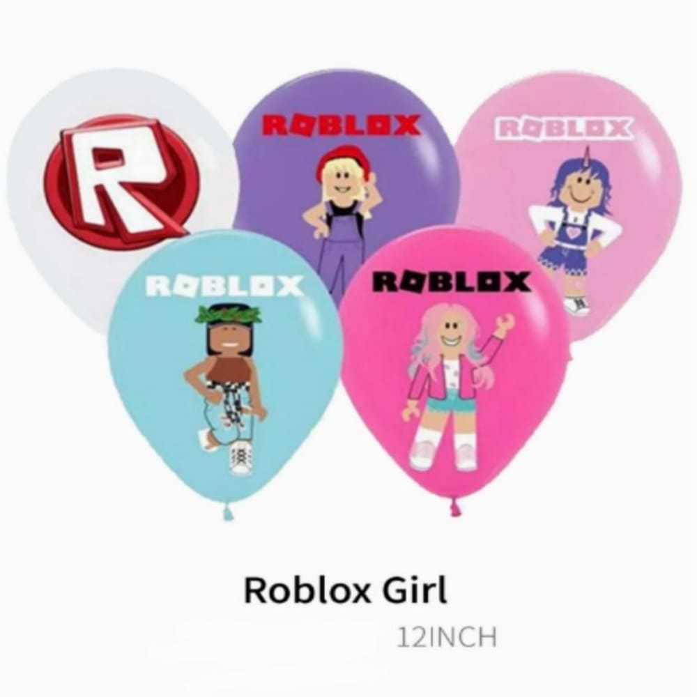 Roblox Girl Themed Latex Balloons – 10 Piece 1 Roblox Girl Themed Latex Balloons – 10