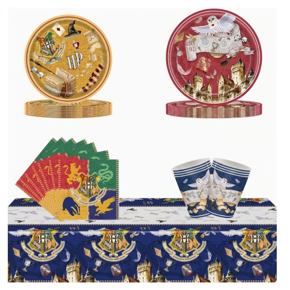 Wizard Party Tableware Set – serves 10 Guests 1 wizard party tableware 10 guests