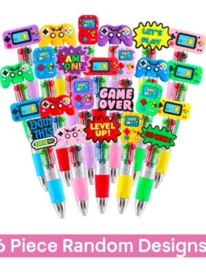 Pretty Party Shop 8 Gamer Party Favors Mini Ball Point Pens Random Designs