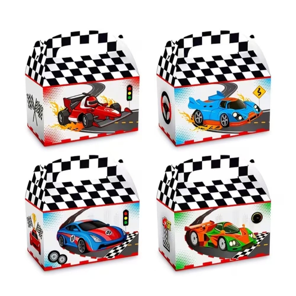 Race Car Party Favor Boxes-6 Piece 1 Race Car Favor Boxes