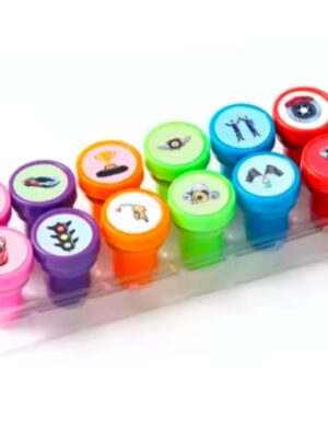 Race Car Party Favors Ink Stamps 12 piece