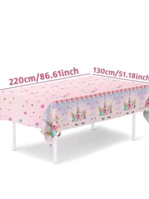Pretty Party Shop 5 Unicorn Tablecloth Plastic Dimensions