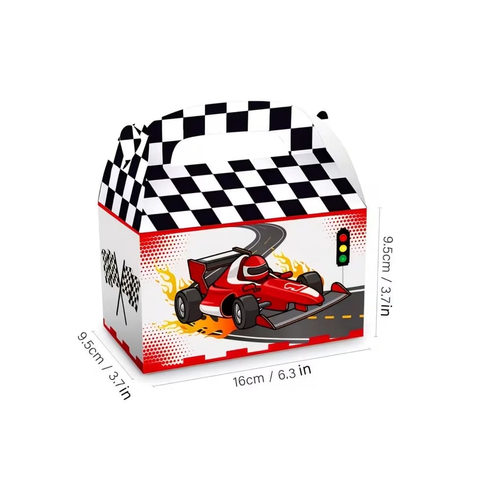 Race Car Party Favor Boxes-6 Piece 2 race car favor boxes dimensions