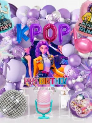 Pretty Party Shop 7 Kpop DIY Balloon Arch Kit And Backdrop