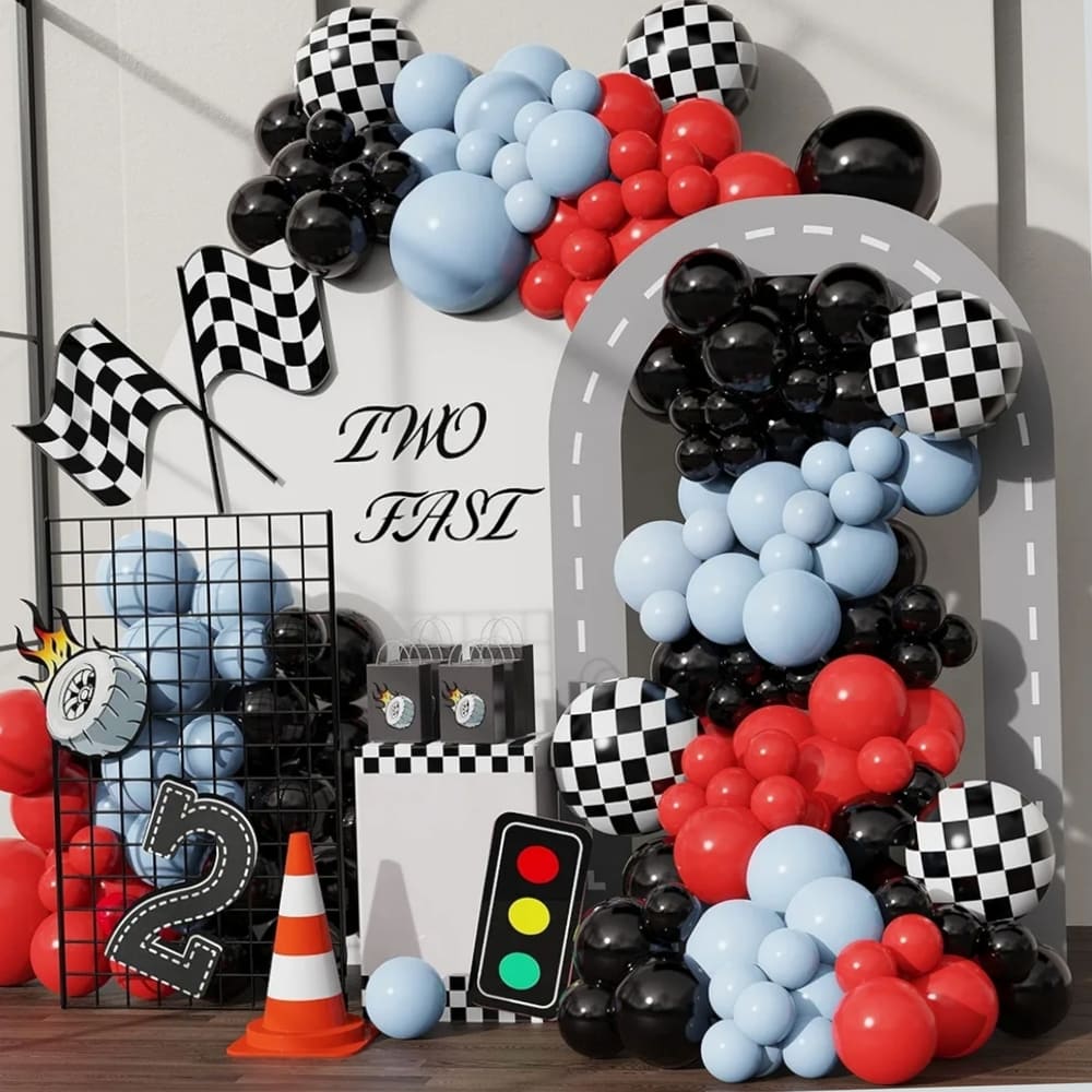 Race Car DIY Balloon Arch Kit-150 Piece Set 1 Race Car DIY Balloon Arch