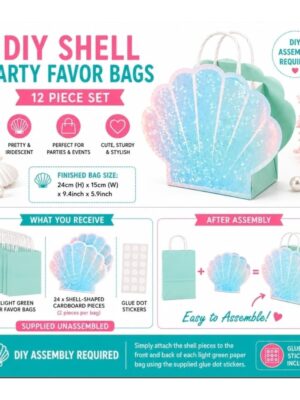 Pretty Party Shop 6 Shell Party Favor Bags