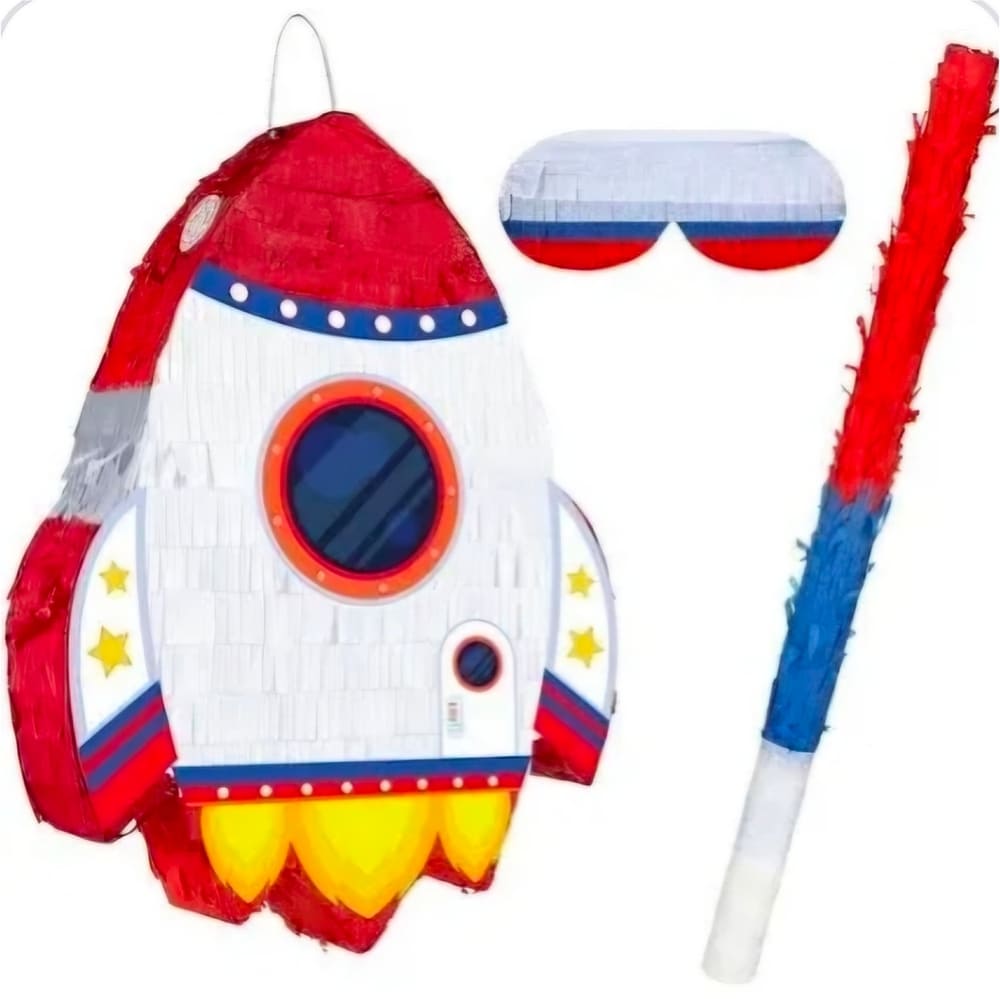 Space Rocket Pinata Set 1 Space Themed Pinata