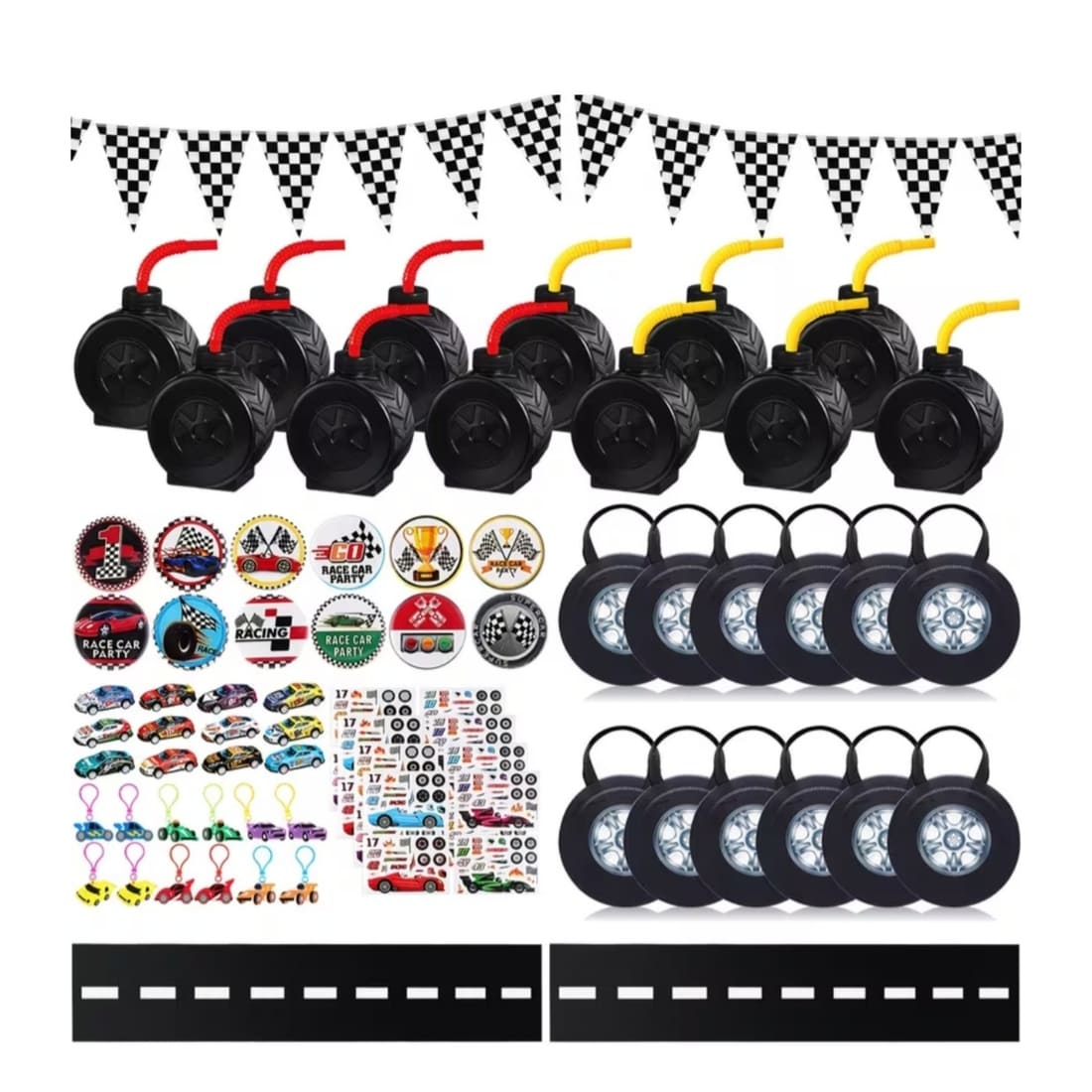 Race Car Party Favor Bundle-79 Piece Set 1 race car party favor bundle 79 piece