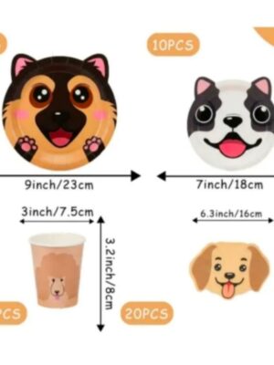 Cute Puppy Tableware set