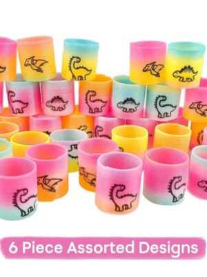 Dinosaur Party Favours Mini Slinky Toys