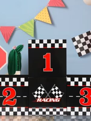Pretty Party Shop 8 Race Car Themed Party Decoration Boxes